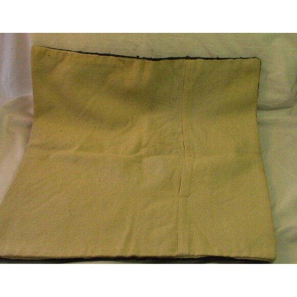 VTG Hand-Stitched Afghanistan Authentic Pillow Cover – Blue Floral - Picture 5 of 7